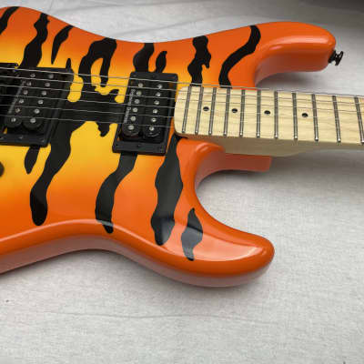 Kramer Pacer Series Vintage Electric Guitar 2020 - Orange Tiger image 5