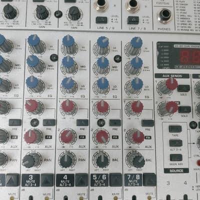 Behringer Eurorack UB1204FX-Pro 12-Input 2/2-Bus Mixer | Reverb