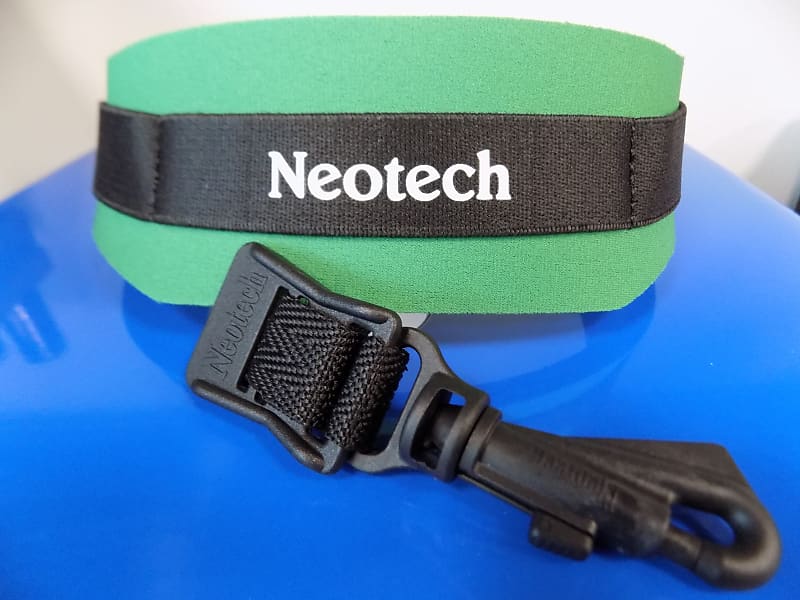 Neotech Soft Sax Strap with Closing Swivel Hook - Regular - Forest Green image 1