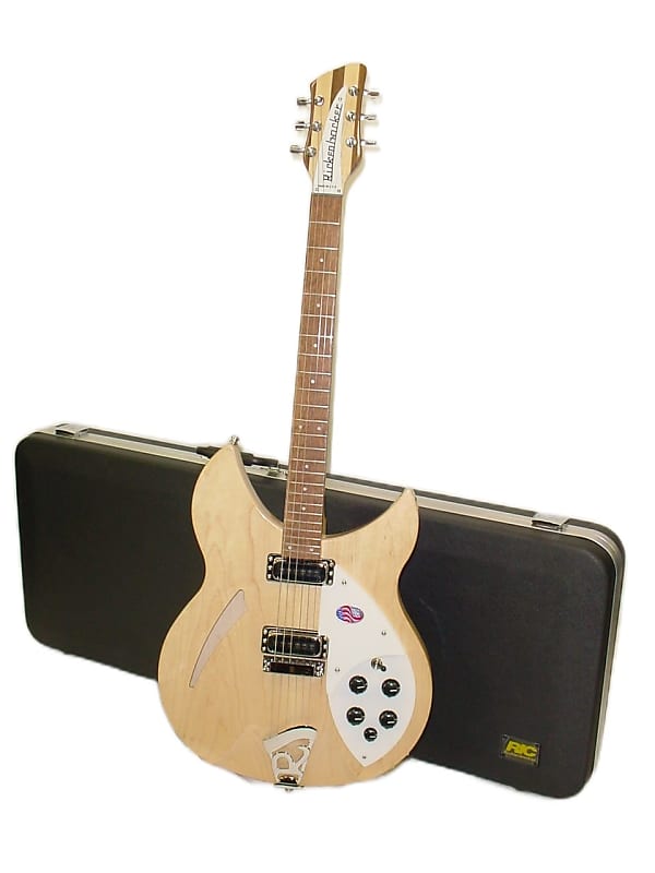 Rickenbacker 330 Thinline Semi-Hollow Electric Guitar - MapleGlo image 1