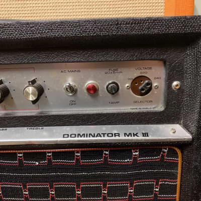 Vintage 1970s WEM Watkins Dominator MK3 MKIII 1x12 Valve Guitar Amplifier Combo image 4