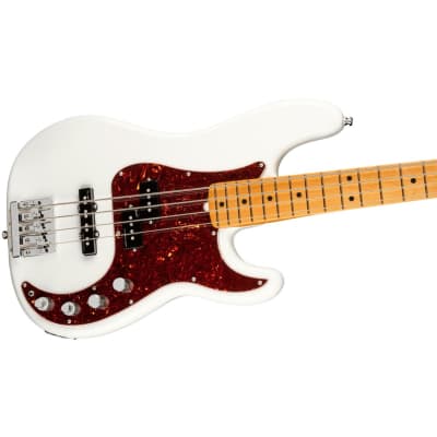 Fender American Ultra Precision Bass - Arctic Pearl / Maple image 5