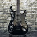 Used Fender Tom Morello "Soul Power" Stratocaster Electric Guitar - Black W/Gig Bag