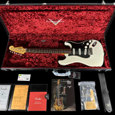 2022 Fender Stratocaster Custom Shop Post Modern Dual Mag II Strat Journeyman Relic ~ Olympic White image 12