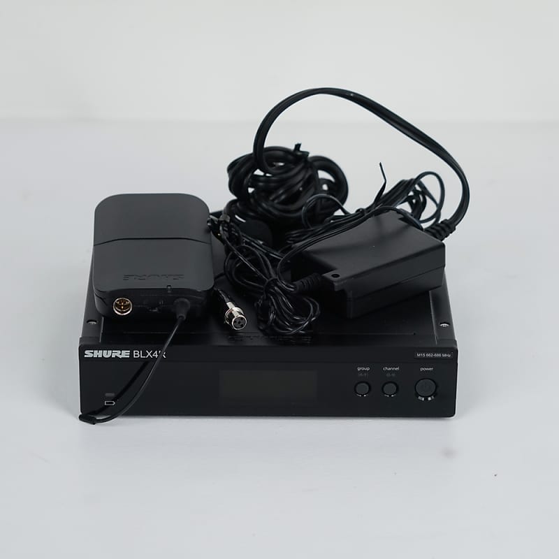 Used Shure BLX4R Wireless System with lavalier mic image 1