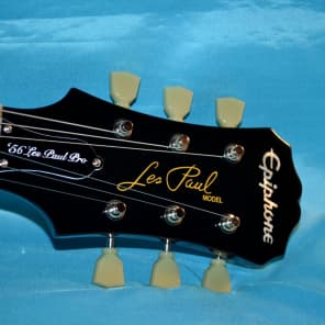 Epiphone 1956 Les Paul Standard Gold Top Pro with P-90 Pro Pickups image 6