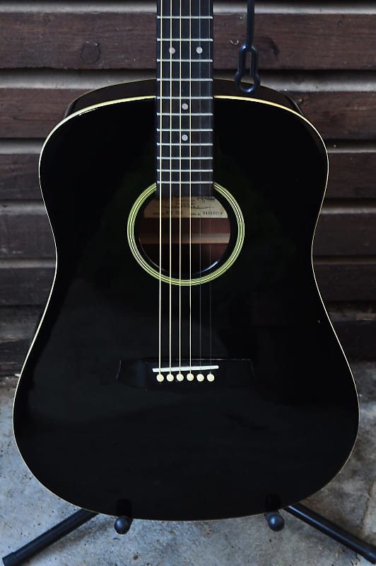 Vintage Aria Acoustic AW-75 BSB Guitar Black With Case | eBay