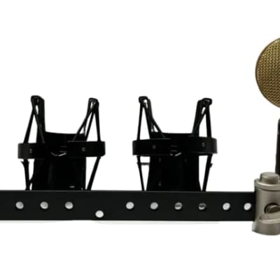 New Pinnacle Microphones Fat Top | Stereo Pair | Ribbon Microphone | Brown image 1