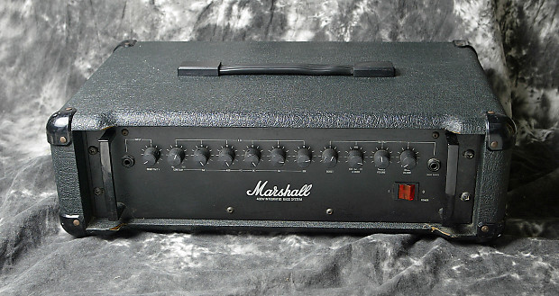 Marshall 3540 400 watt Integrated bass system head 1987 black