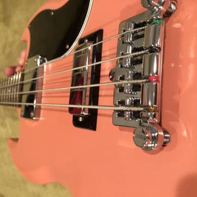 Gibson SG Standard Bass, 2006, Coral Pink image 11