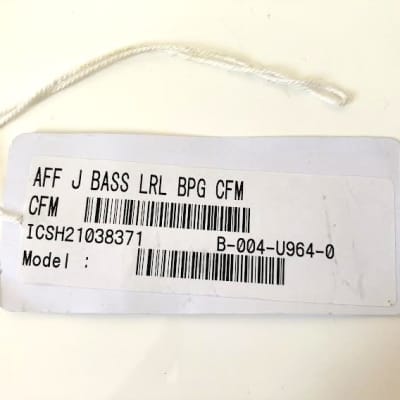 Squier Jazz Bass body 2021 - Charcoal Frost Metallic image 5