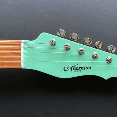 CP Thornton Classic II Guitar - Surf Green/India Ivory image 9