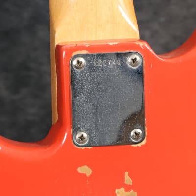 1964 Fender Precision Bass - Fiesta Red - OHSC image 8
