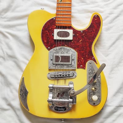 Harden Engineering Vintage Tele-metal Custom 2000s - Mellow Yellow image 3