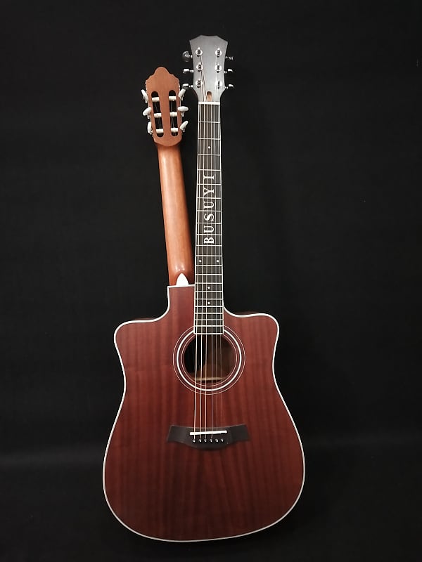 6 Strings Classical/ 6 Strings Acoustic Double Neck , Double Sided Busuyi Guitar 2020. image 1