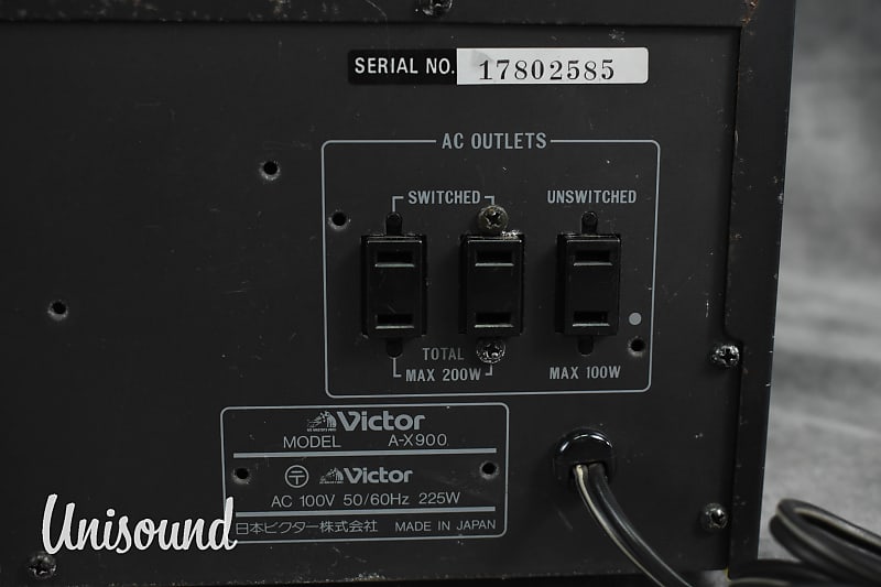 Victor A-X900 Stereo Integrated Amplifier in Very Good | Reverb