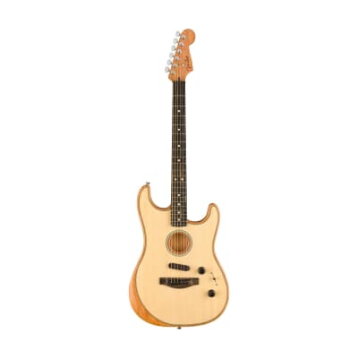 [PREORDER] Fender American Acoustasonic Stratocaster Guitar w/Bag, Natural for sale