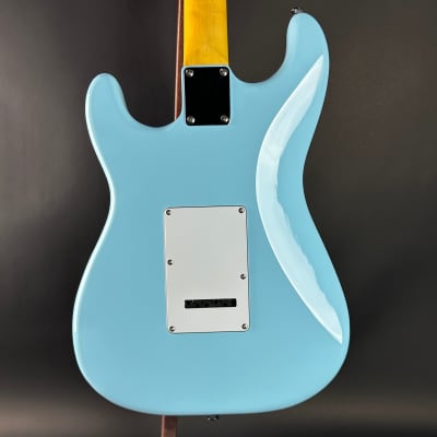 Used Vintage V6 Reissue Series Strat Sonic Blue w/bag TSU20589 image 6