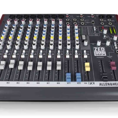 Allen & Heath ZED60-14FX Multipurpose 14-Channel Portable Mixer with FX and USB Port image 11
