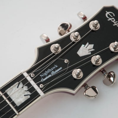 Epiphone Nighthawk Custom Reissue Trans Amber image 6
