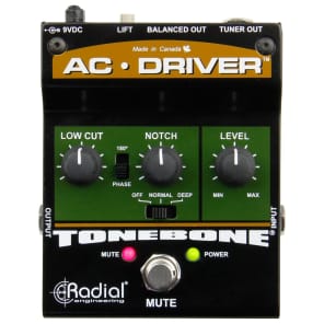 Radial AC-Driver Acoustic Instrument Preamp/DI