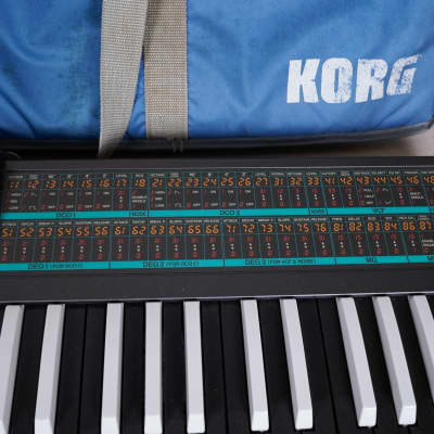 Korg Poly-800 Polyphonic Analog Synthesizer Reverse Key Version image 3