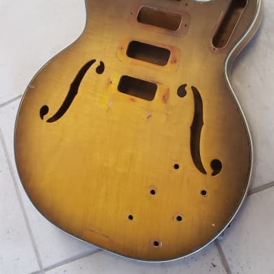60’s Harmony H75 Husk Vintage Archtop Guitar Project 1961 ES-335 H-75 for sale