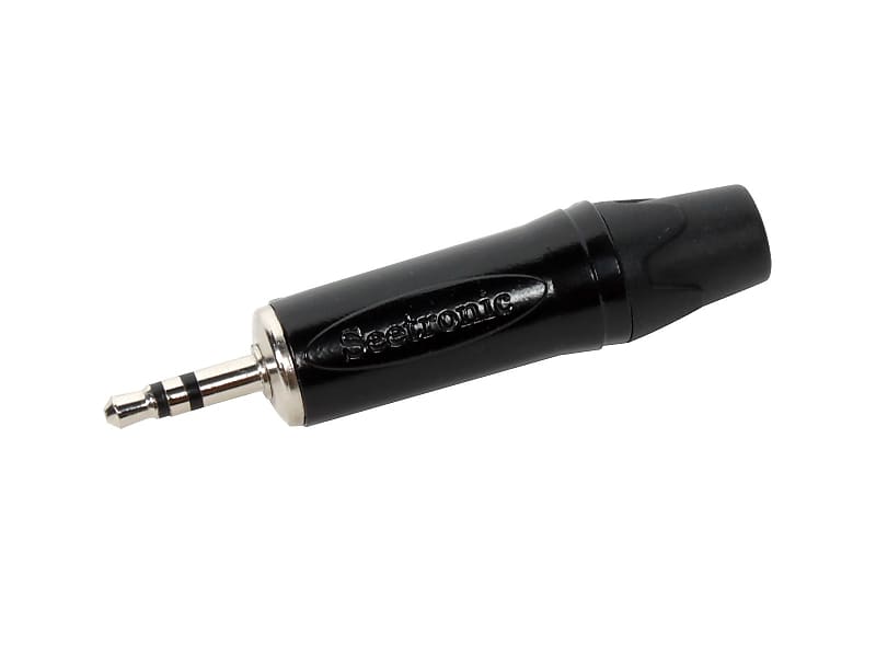 Seetronic STP3C 3.5mm Male Plug, Black image 1