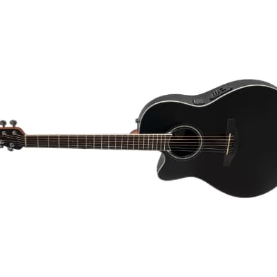 Ovation Celebrity Traditional CS24L-5G LH A/E Guitar - Black image 4