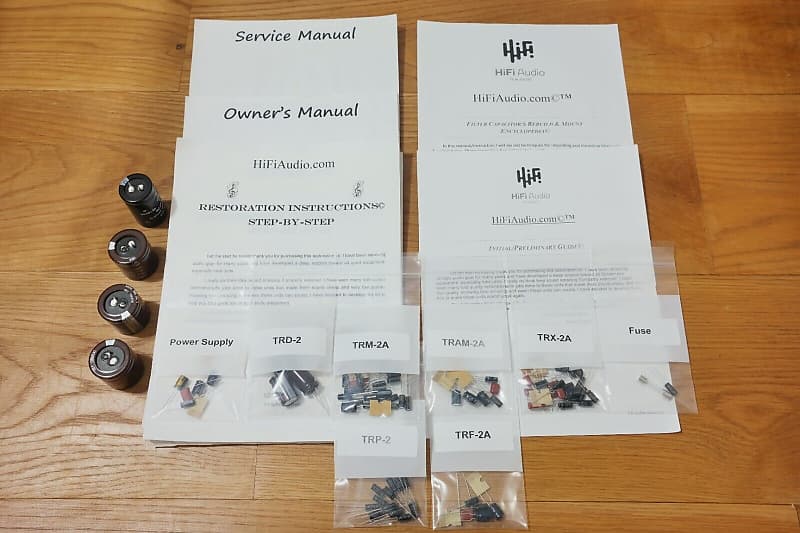 Sansui TR-707a restoration kit filter capacitor repair rebuild fix  			