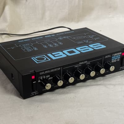 Reverb.com listing, price, conditions, and images for boss-rod-10-overdrive-distortion-half-rack