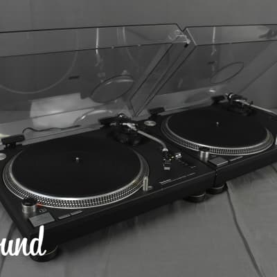 Technics SL-1200MK3 Black Pair Direct Drive DJ Turntables [Very Good] image 1