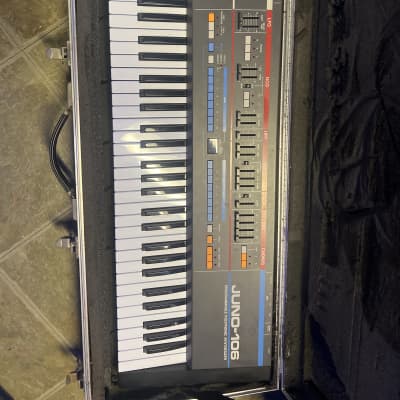 Roland Juno-106 1984 - 1985 / Reinforced Forge Road Case (Purchased from original owner!)
