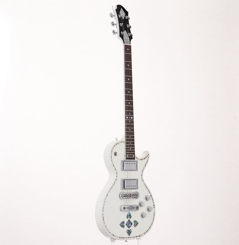 ZEMAITIS A24SU White Pearl Heart [SN DZ002106] (09/17) | Reverb