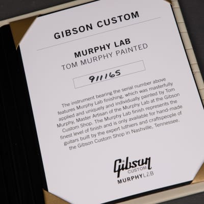 Gibson Custom Shop Made 2 Measure Murphy Lab '59 Les Paul Standard Murphy Painted Ultra Heavy Aged Lemon Burst/NOS image 18