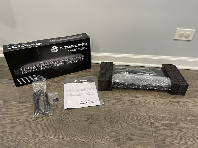 Sterling Audio SHA8 8Channel Headphone Amplifier Reverb