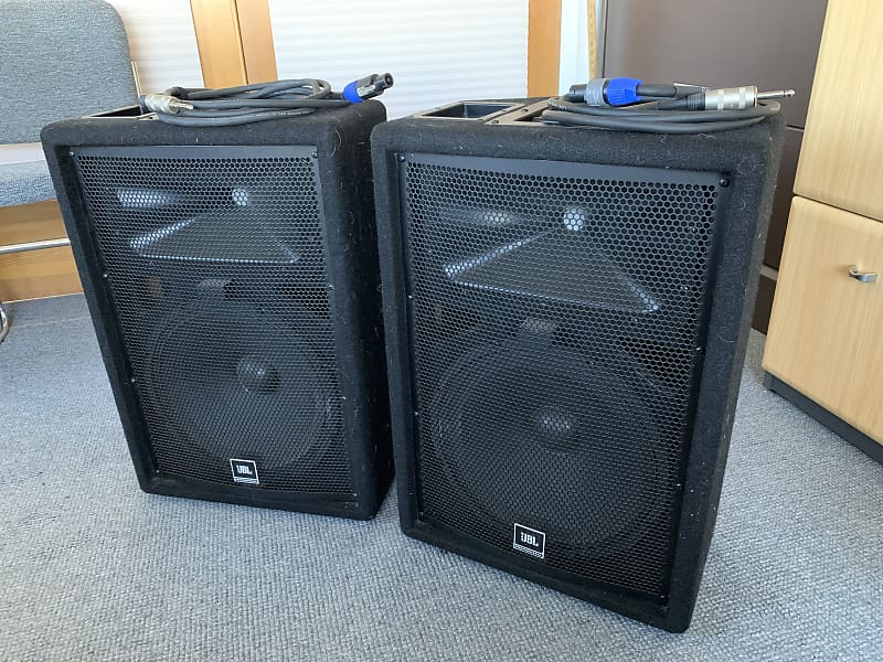 JBL Speakers JRX212 (2) Unpowered PA Speakers with Neutrix Reverb