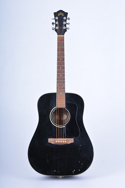 1980 Guild D-25, Black finish with Original case! Must hear