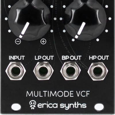 Erica Black Multimode VCF Eurorack Synth Module Bundle w/Cables and Geartree Cloth image 2