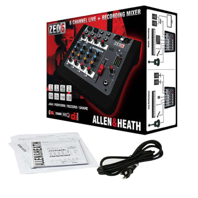 Allen & Heath ZED-6 Compact 6 Input Analogue Mixer image 18