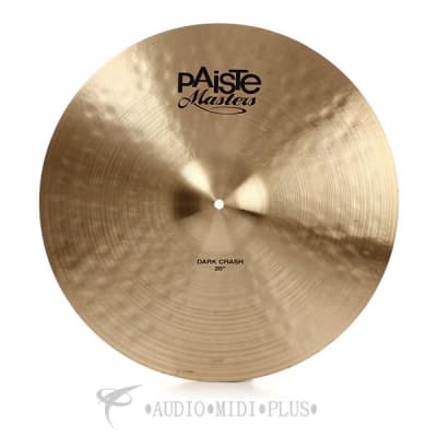 Paiste 20 inch Masters Dark Crash Cymbal - 5501420-697643111820 image 1