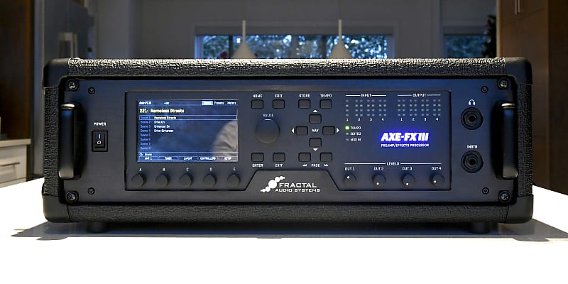 Fractal Audio Axe-FX III 2018 With NYC 3U Rack case