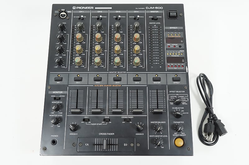 SALE Ends July 8] Pioneer DJM-500 4ch DJ MIXER Built-in DJ