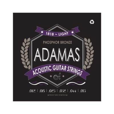 Adamas Acoustic Guitar Strings Light .012-.053 for sale