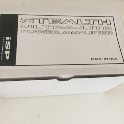 Reverb.com listing, price, conditions, and images for isp-technologies-stealth-power-amp