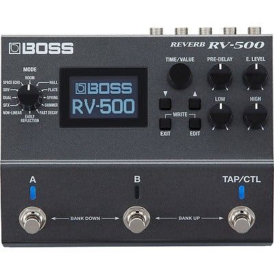 BOSS RV-500 Reverb USB MIDI Guitar Effects Pedal Stompbox Processor