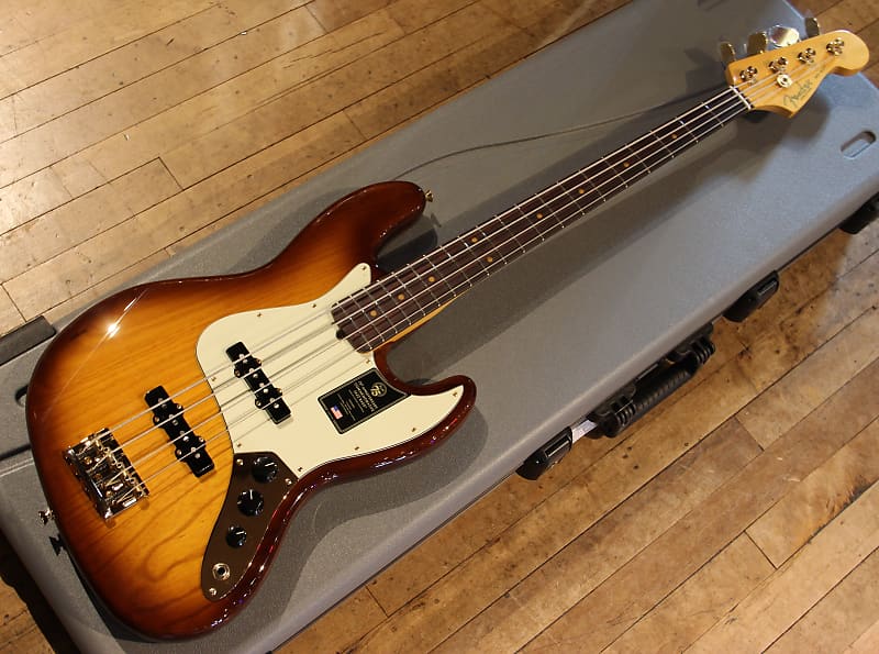 Fender 75th Anniversary Commemorative Jazz Bass 2-Color Bourbon Burst
