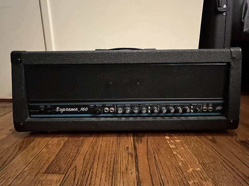 Peavey Supreme 160 1990’s Black Reverb