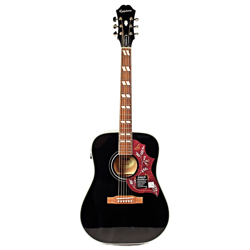 Epiphone Hummingbird Pro Acoustic - Electric Guitar; Ebony