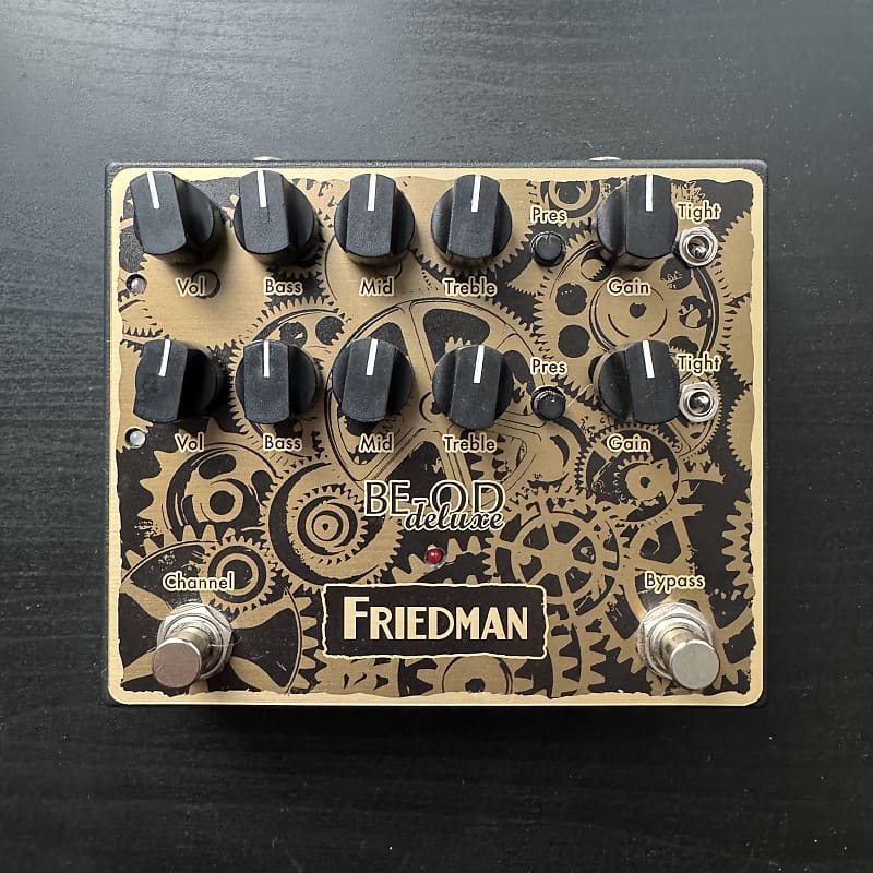 ギター Friedman BE-OD DELUXE CLOCKWORKS EDITION Friedman BE-OD Deluxe Dual Overdrive Pedal - Clockworks